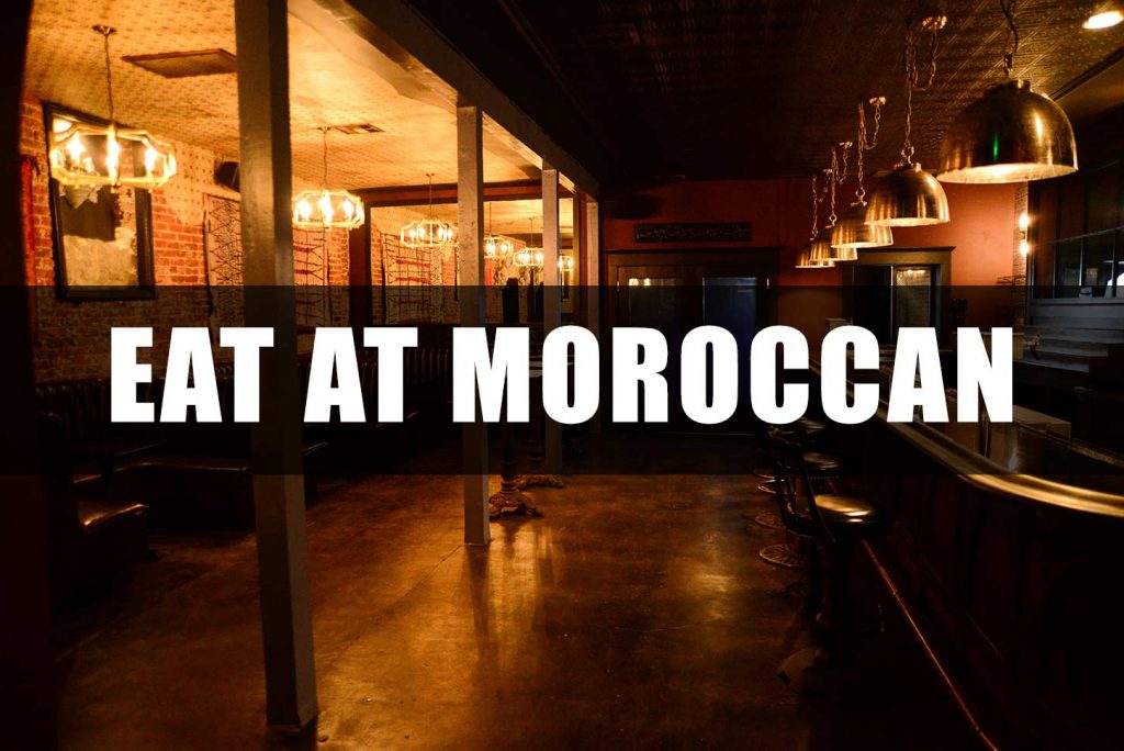 Eat at the Moroccan Inside the Venue